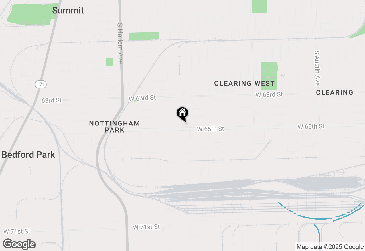 Map of 6824 W 65th Street #6, Chicago, IL 60638