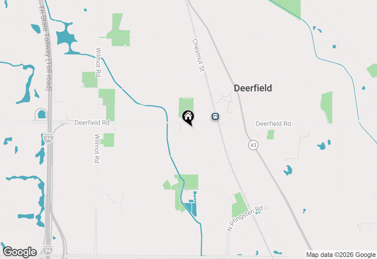 Map of 735 Jonquil Terrace, Deerfield, IL 60015