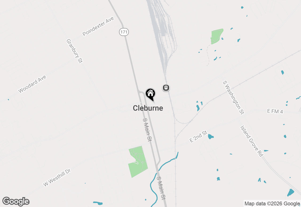 Map of 115 E Chambers Street, Cleburne, TX 76031