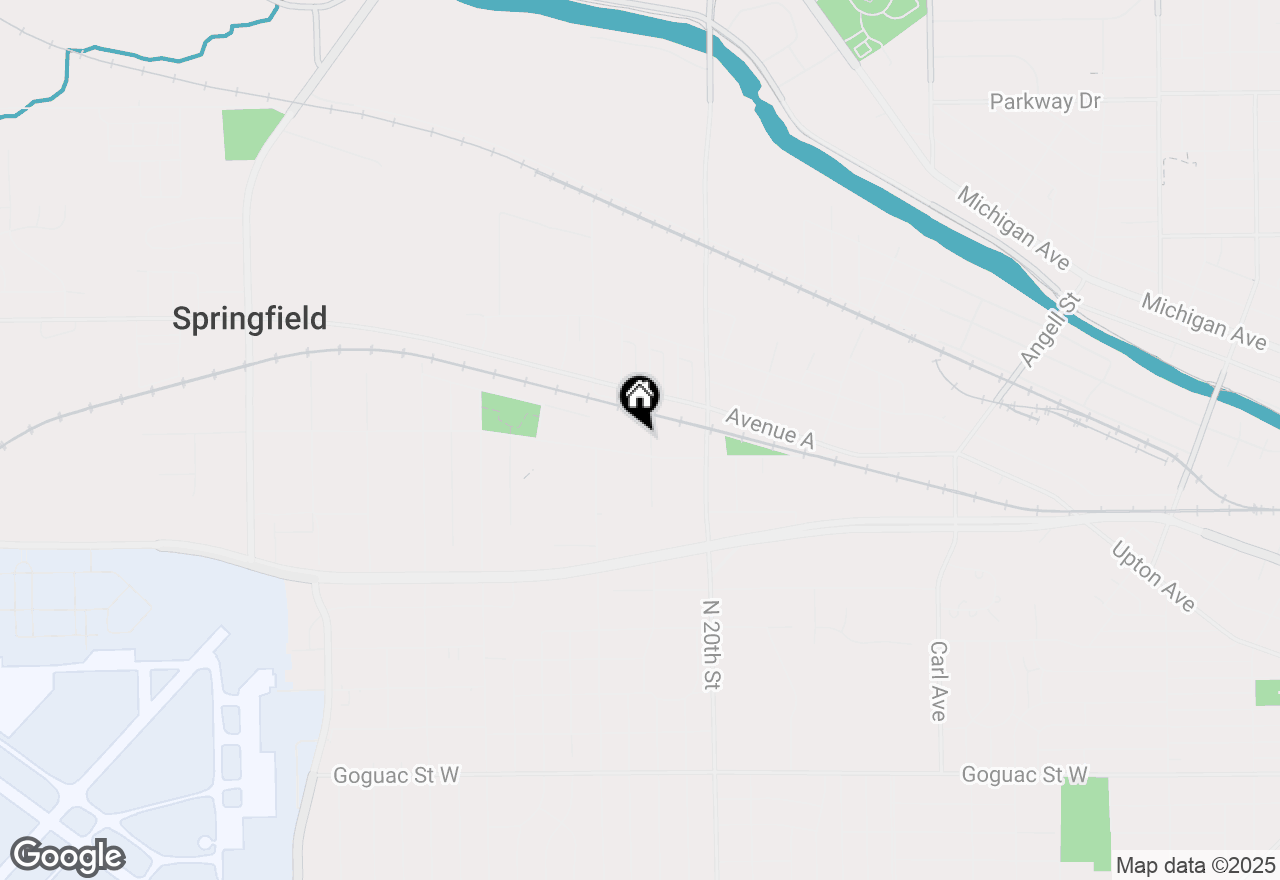 Map of 708 Upton Avenue, Springfield, MI 49037