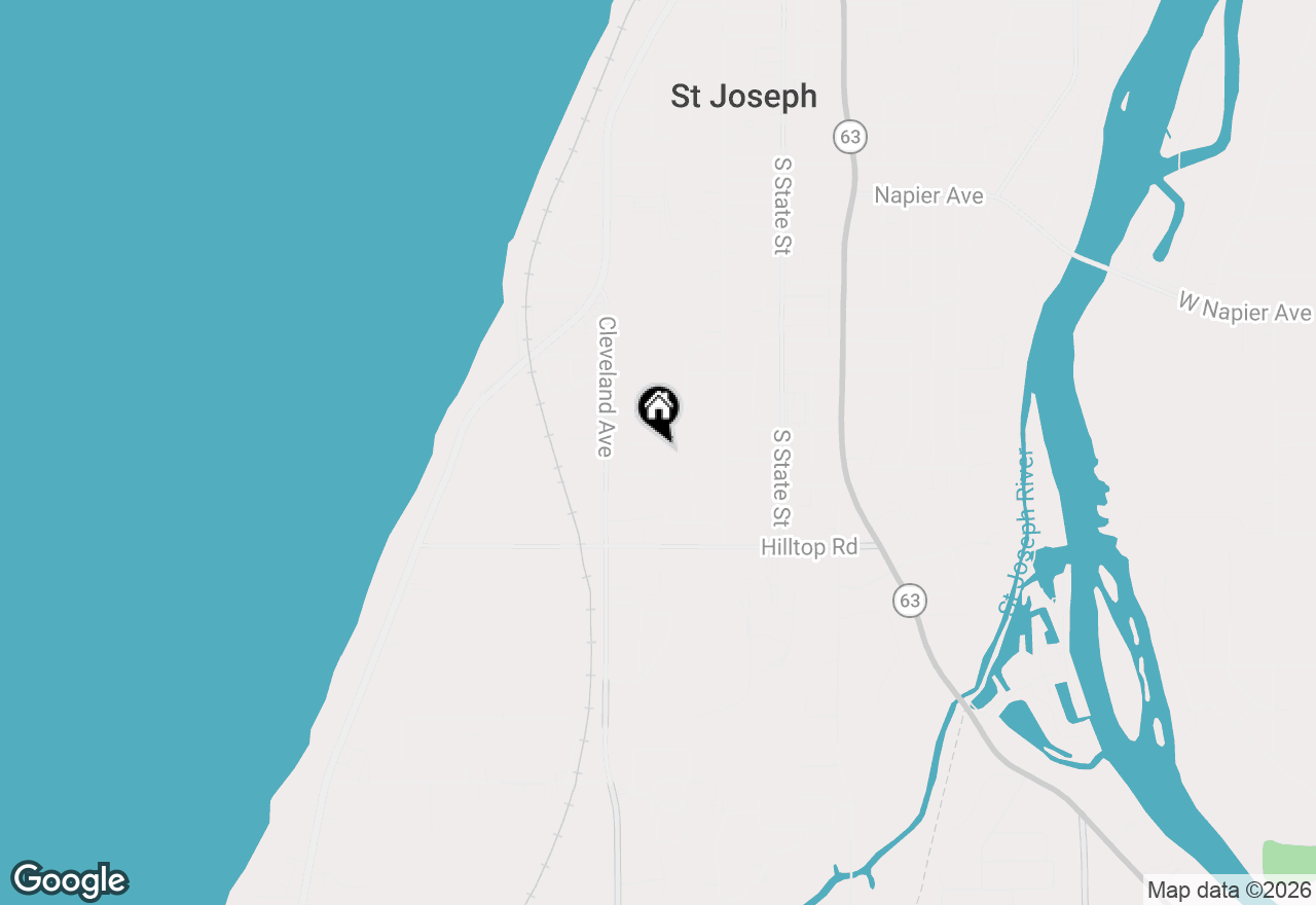 Map of 2904 Veronica Drive, St Joseph, MI 49085