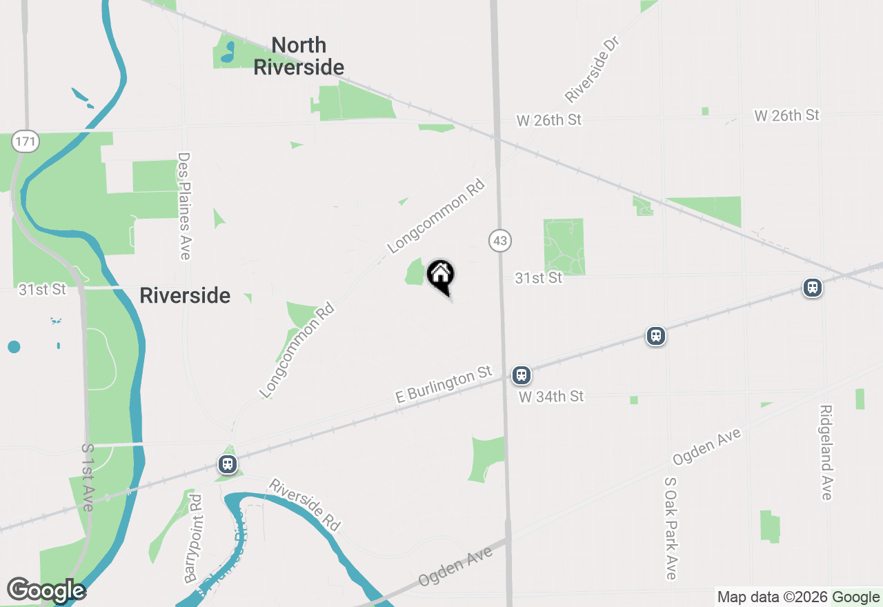 Map of 404 Shenstone Road, Riverside, IL 60546
