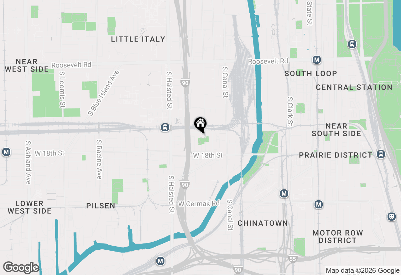 Map of 1615 S Desplaines Street, Chicago, IL 60616