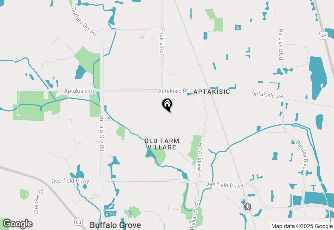 Map of 213 Stanton Drive, Buffalo Grove, IL 60089