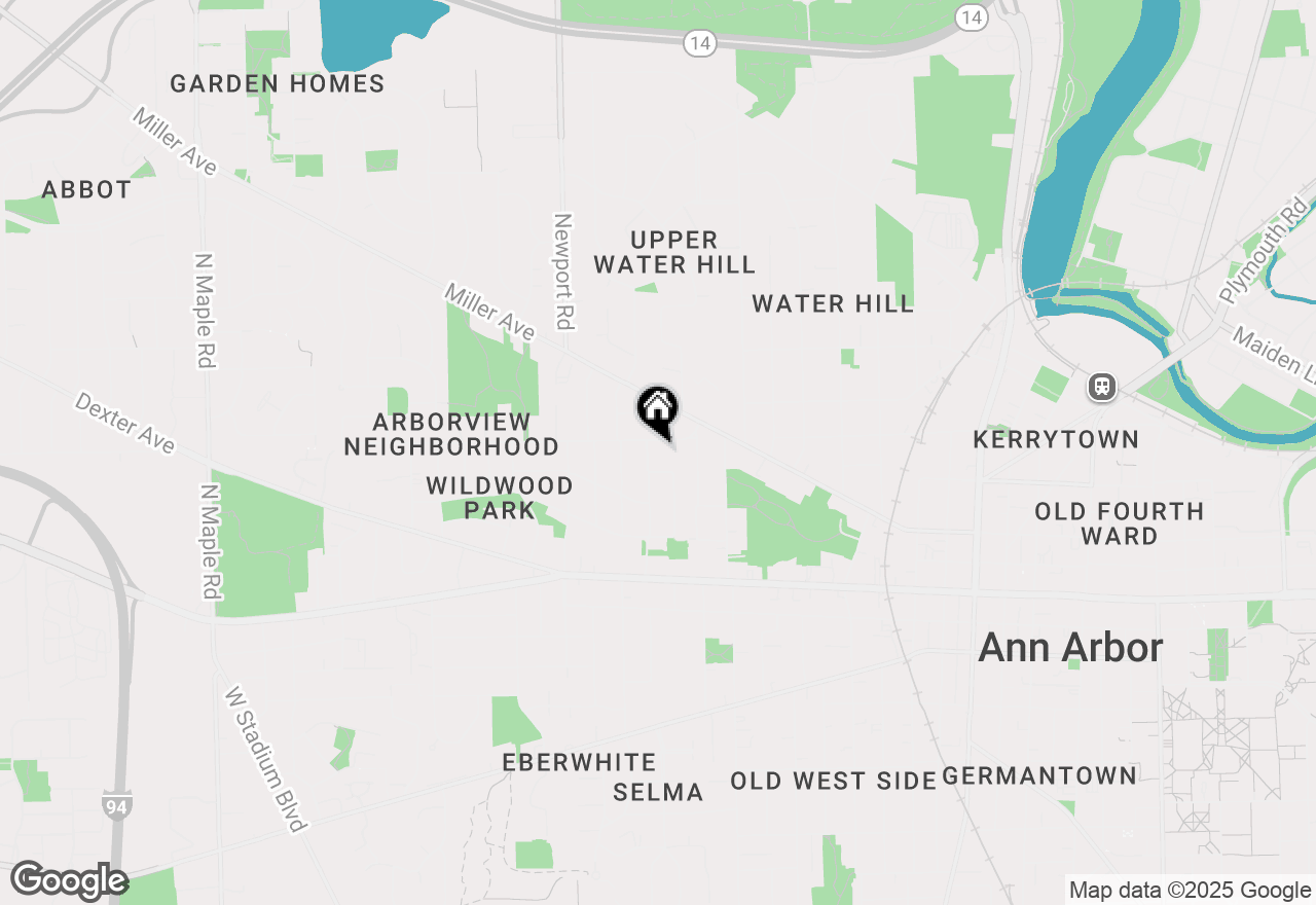 Map of 1105 Arborview Boulevard, Ann Arbor, MI 48103