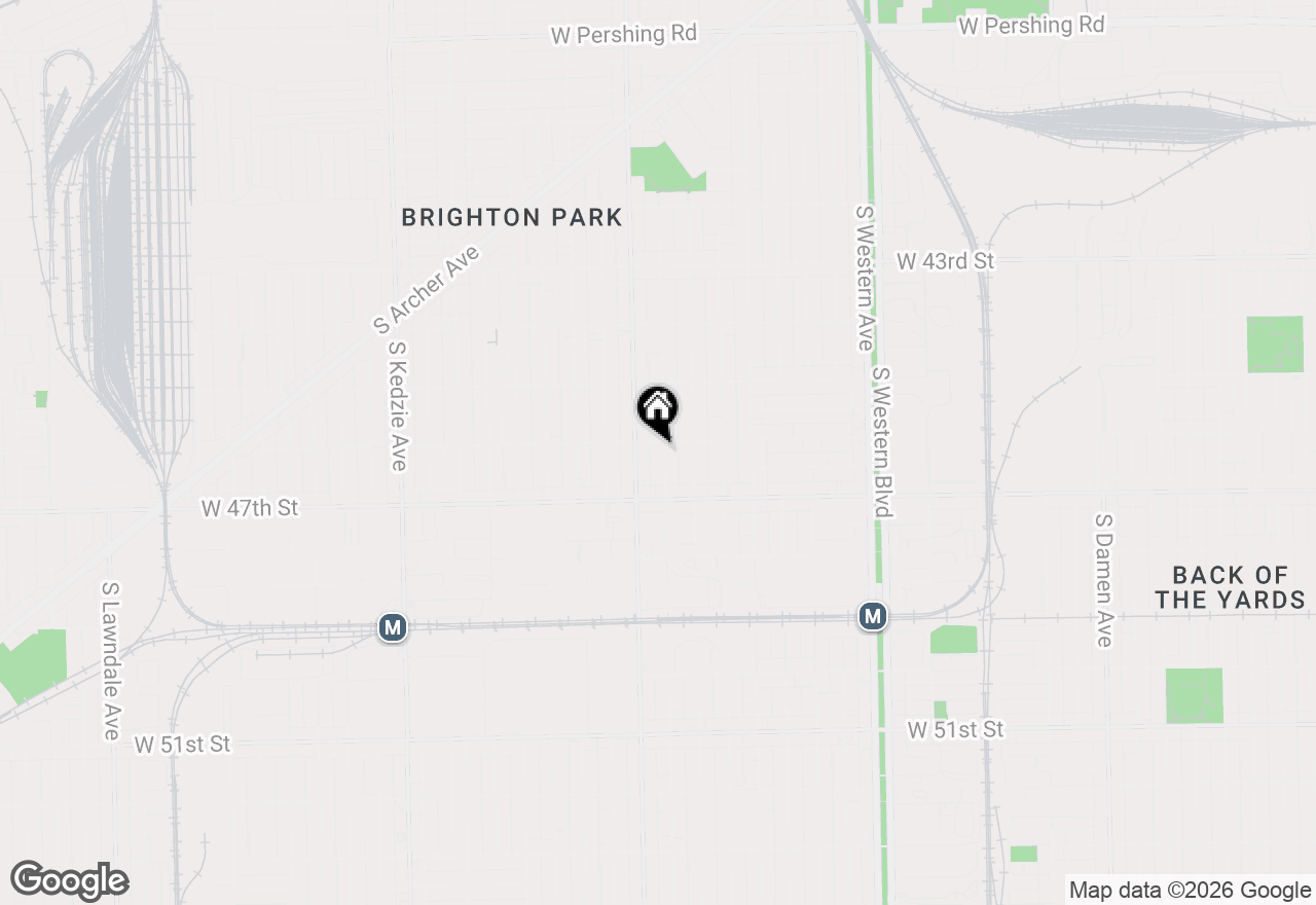 Map of 4608 S Fairfield Avenue, Chicago, IL 60632