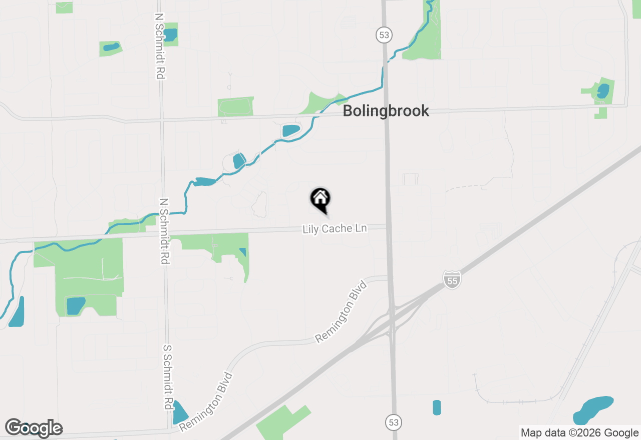 Map of 12 Fernwood Drive #O, Bolingbrook, IL 60440