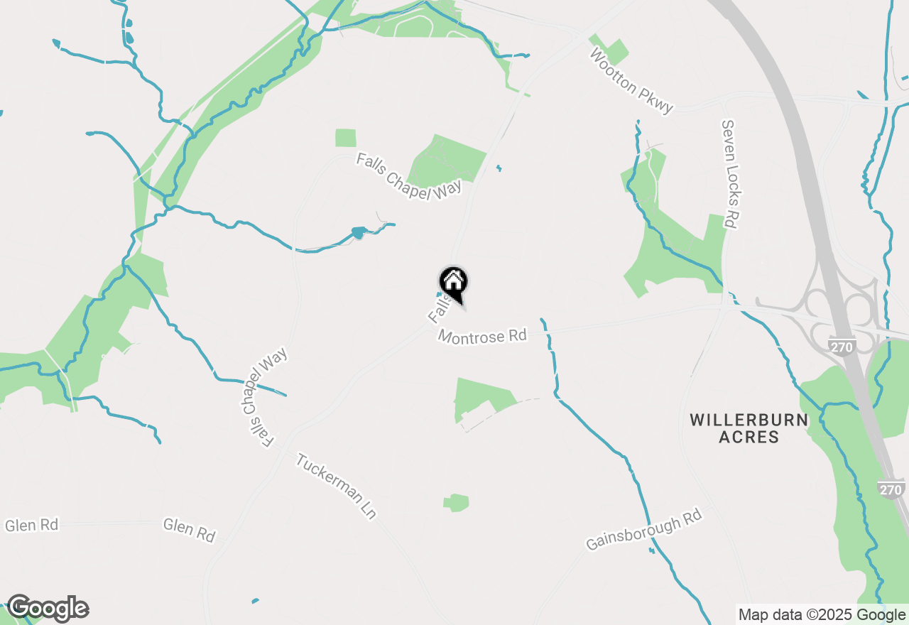 Map of 8617 Atwell Road, Potomac, MD 20854