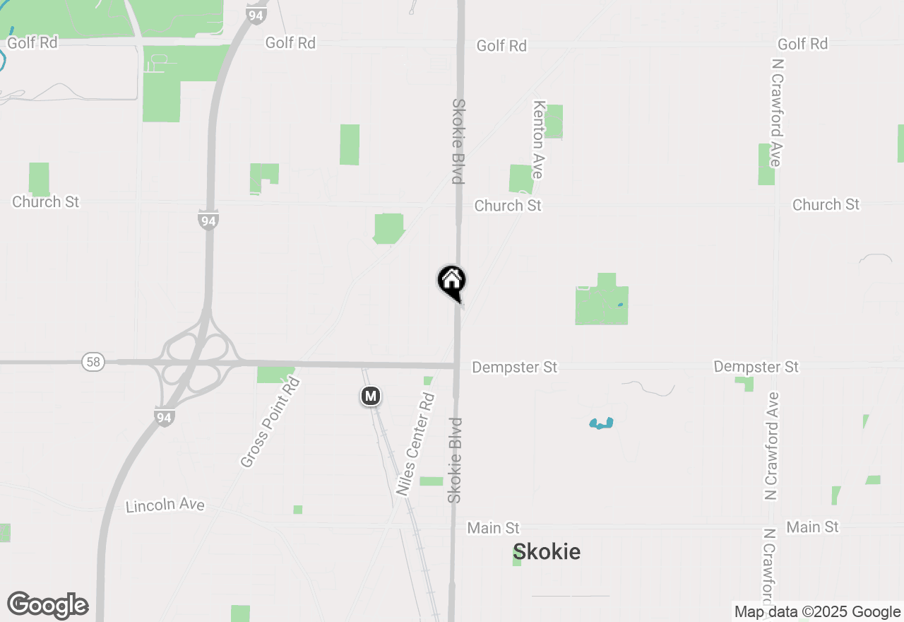 Map of 8922 Skokie Boulevard #2, Skokie, IL 60077