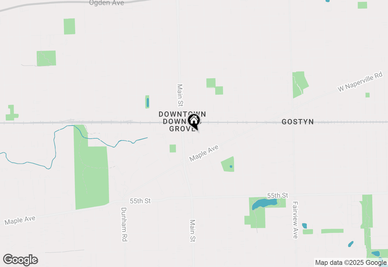 Map of 930 Curtiss Street #302, Downers Grove, IL 60515