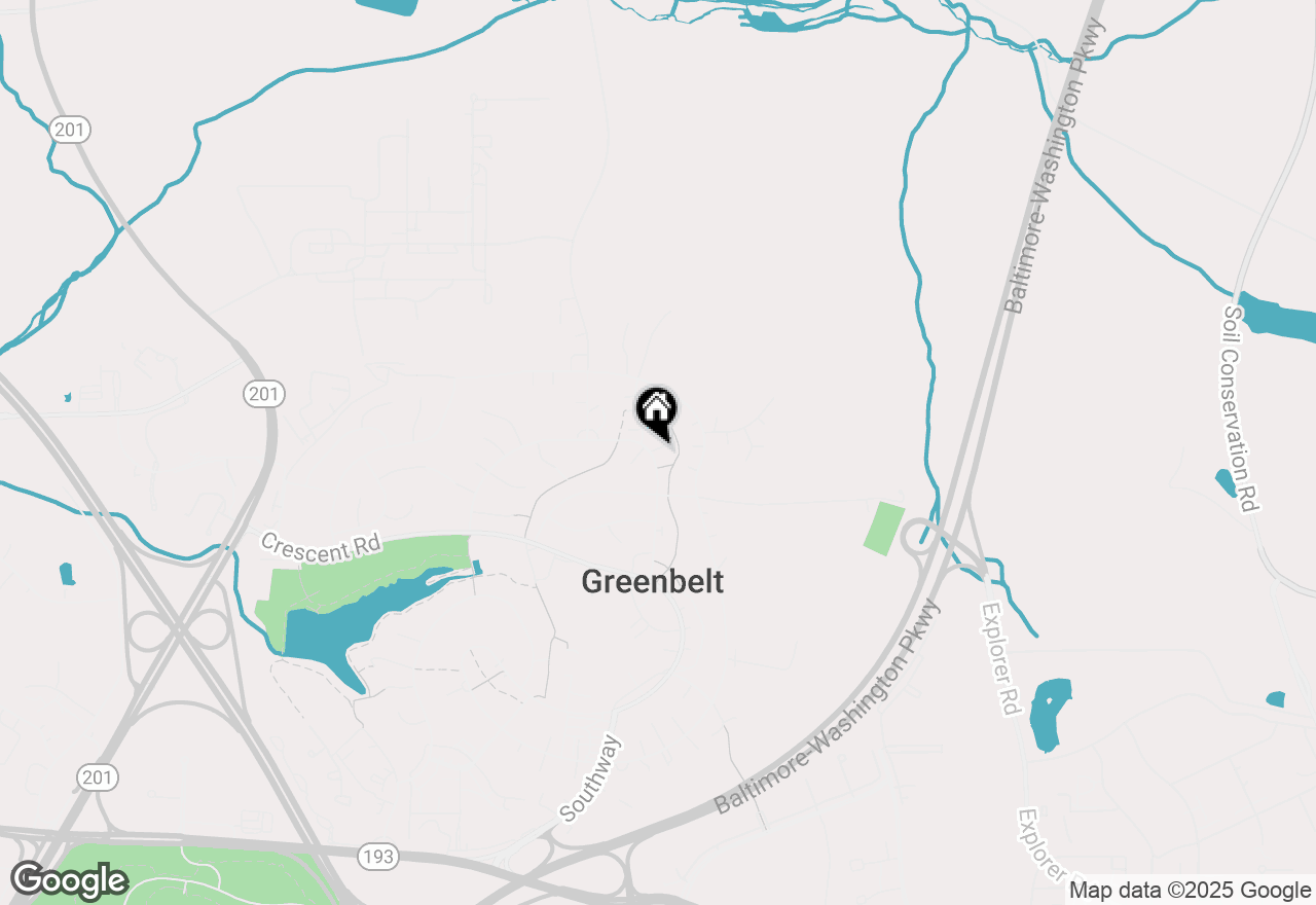 Map of 14 Hillside Road, Greenbelt, MD 20770