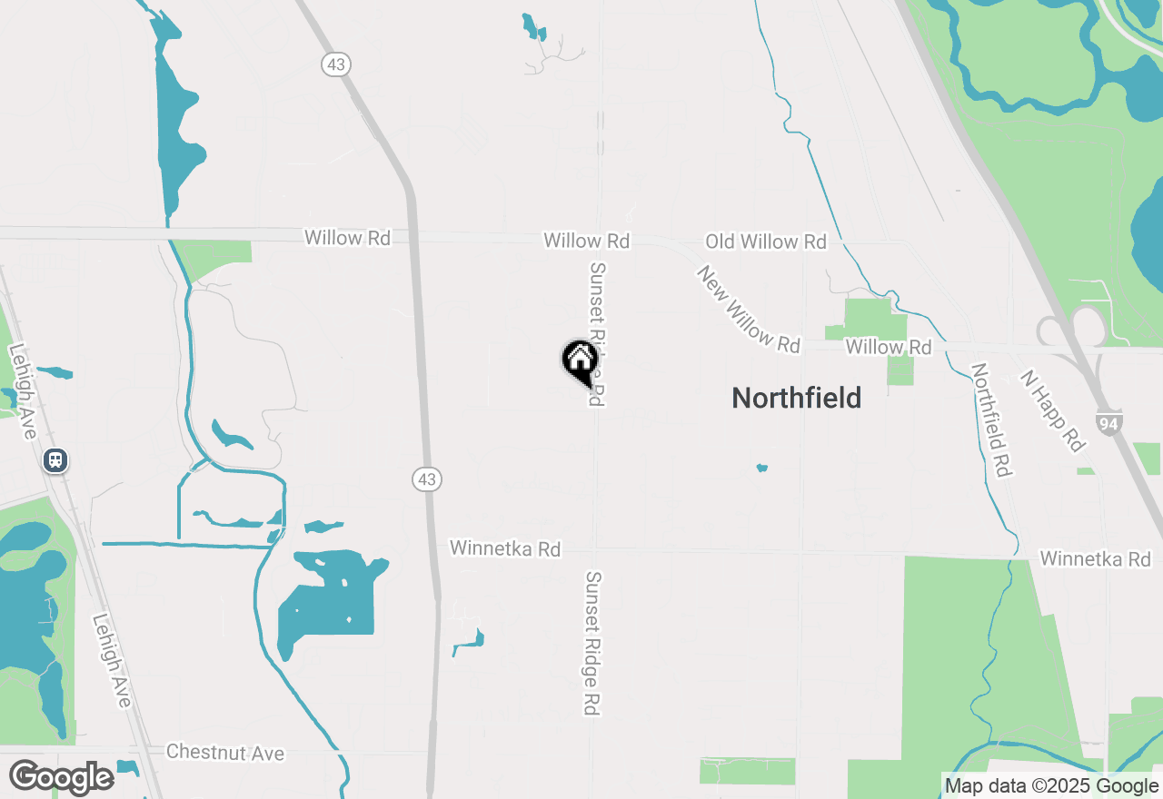 Map of 2311 Burr Oak, Northfield, IL 60093