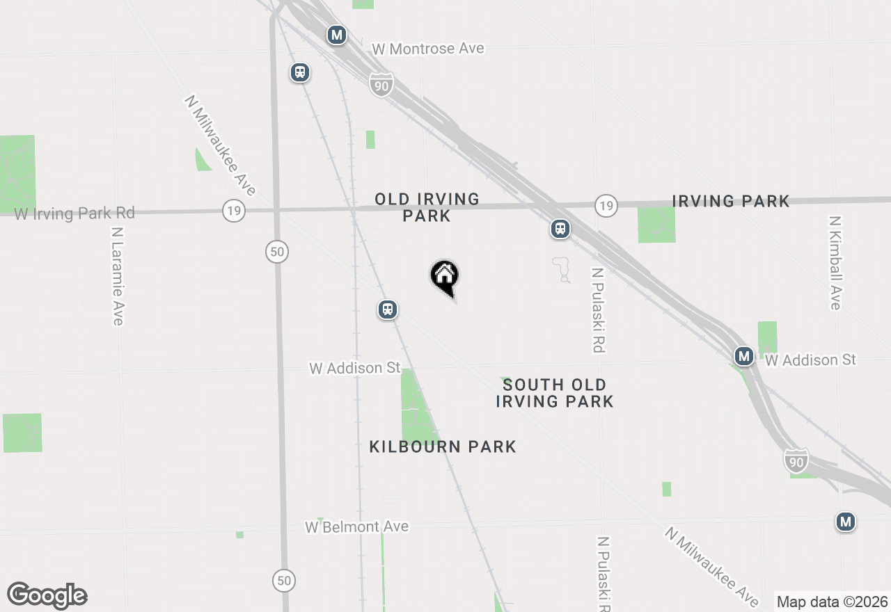 Map of 3732 N Lowell Avenue, Chicago, IL 60641