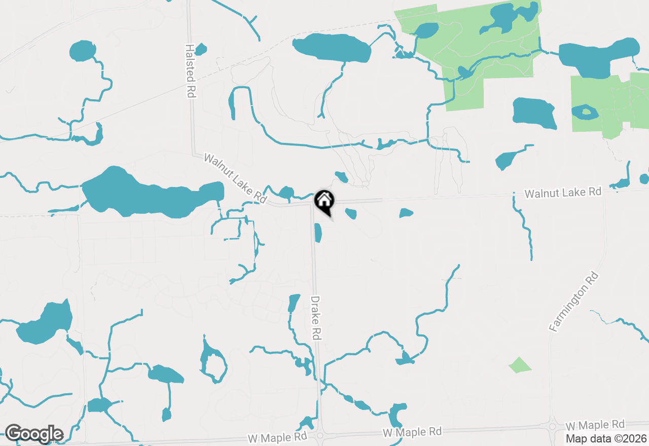 Map of 5950 Pinetree Drive, West Bloomfield, MI 48322