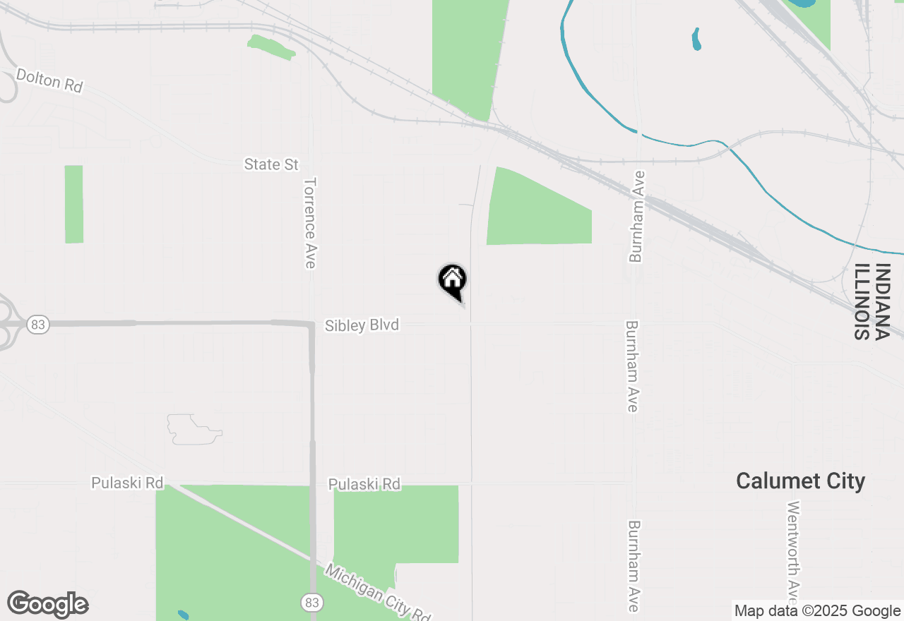 Map of 1051 Lucas Street, Calumet City, IL 60409