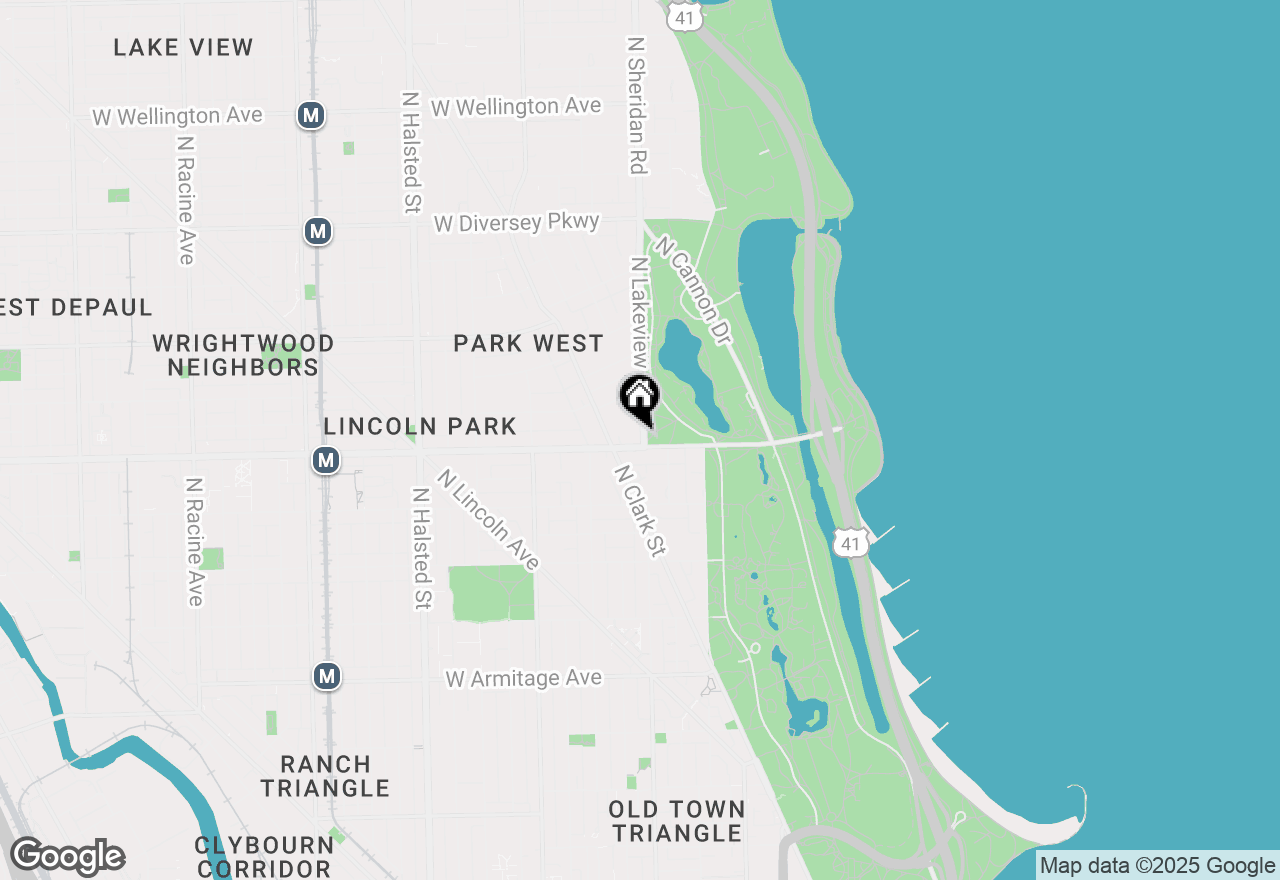 Map of 2400 N Lakeview Avenue #2202, Chicago, IL 60614