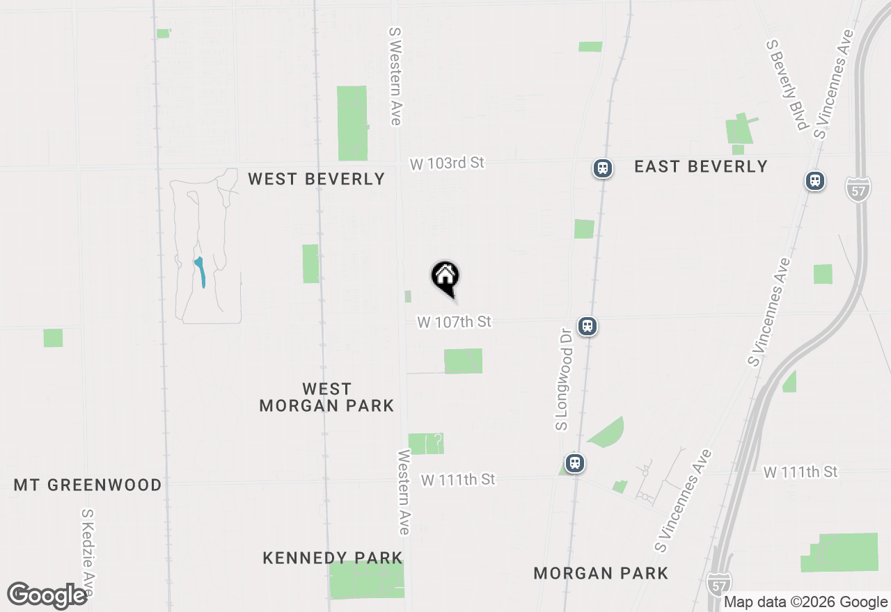 Map of 10637 S Oakley Avenue, Chicago, IL 60643