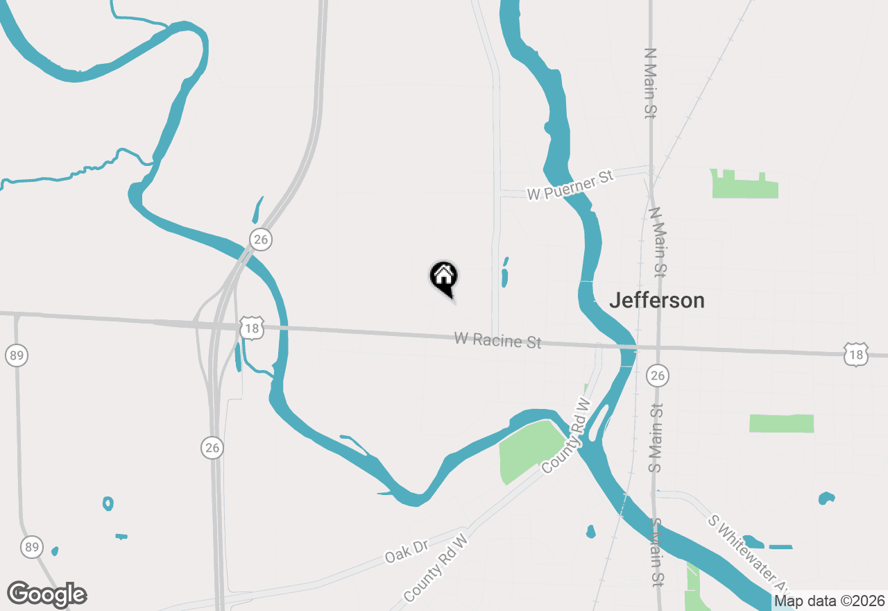 Map of 150 N Taft Ave, Jefferson, WI 53549