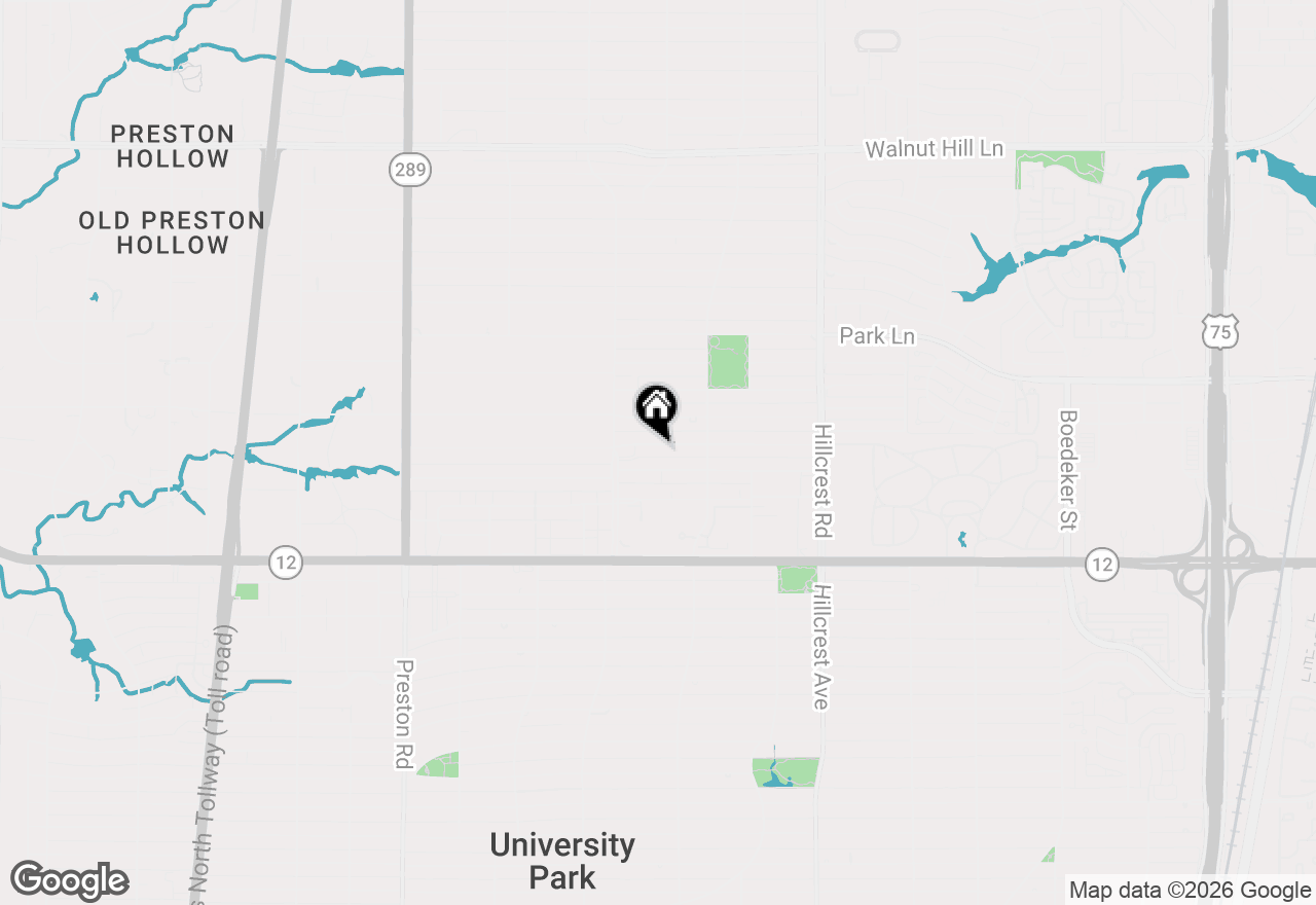 Map of 6442 Northwood Road, Dallas, TX 75225