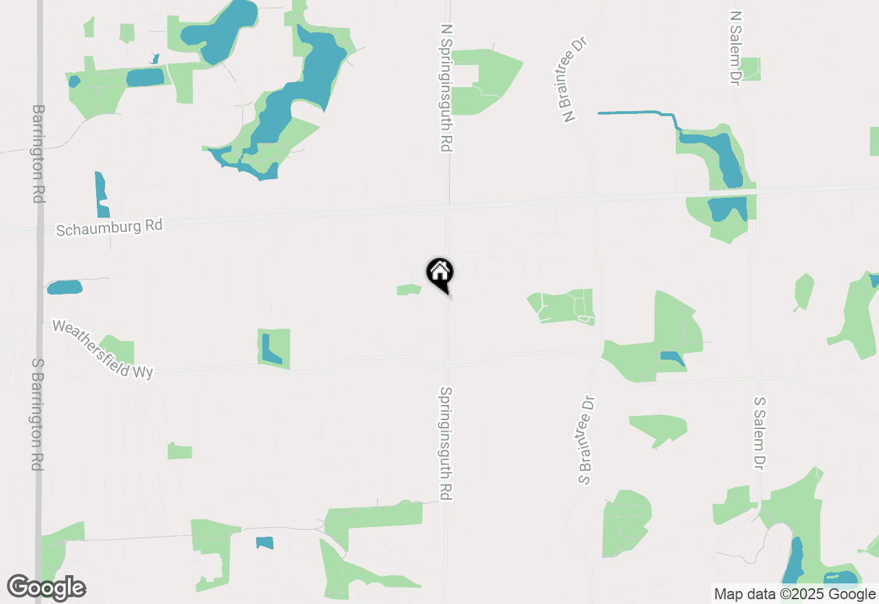 Map of 214 S Springinsguth Road, Schaumburg, IL 60193