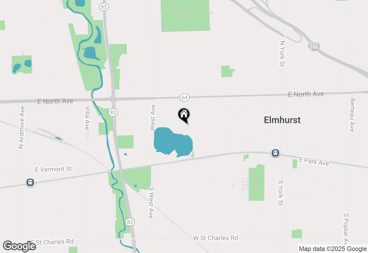 Map of 410 W 2nd Street, Elmhurst, IL 60126