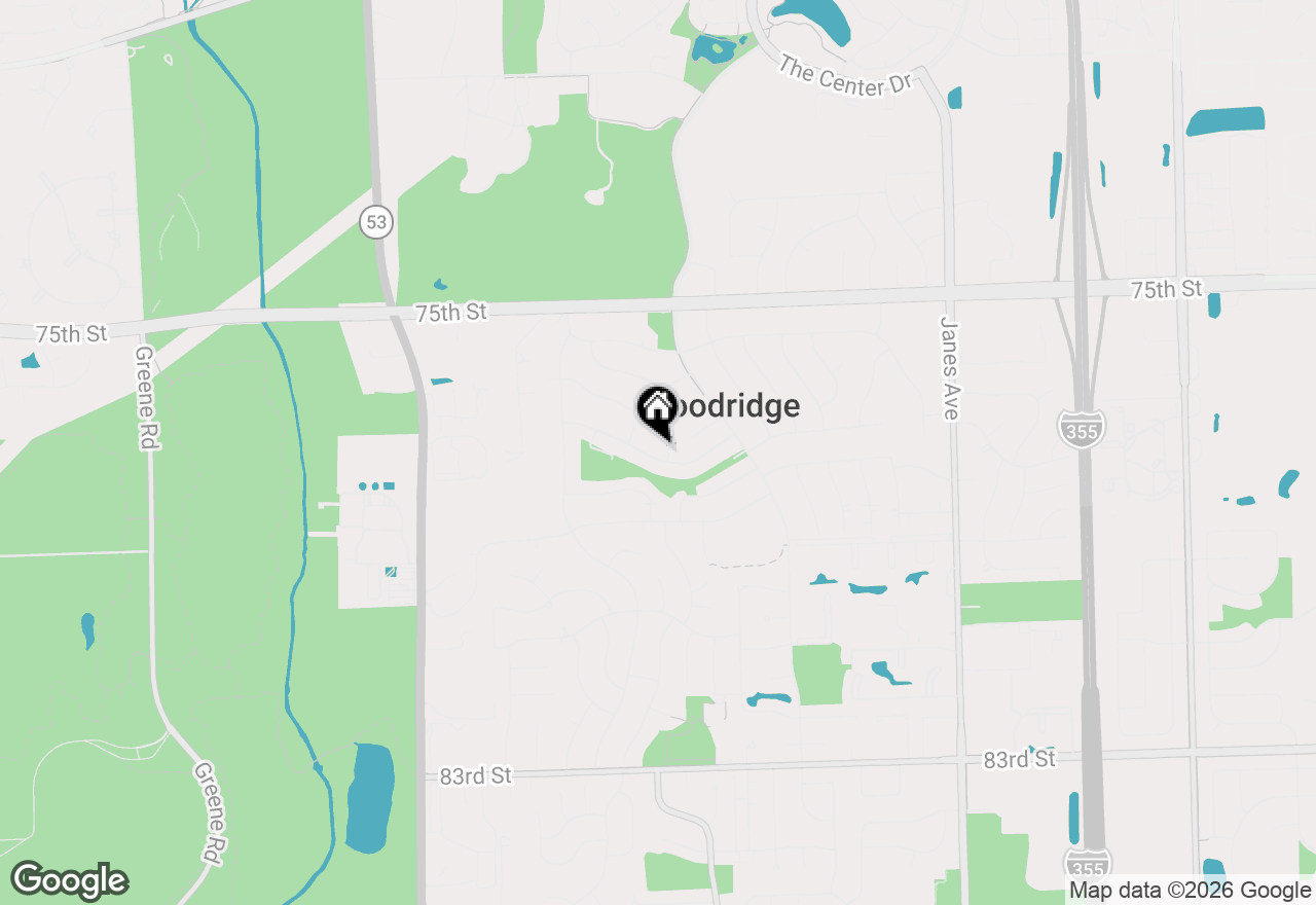 Map of 7718 Butternut Court, Woodridge, IL 60517