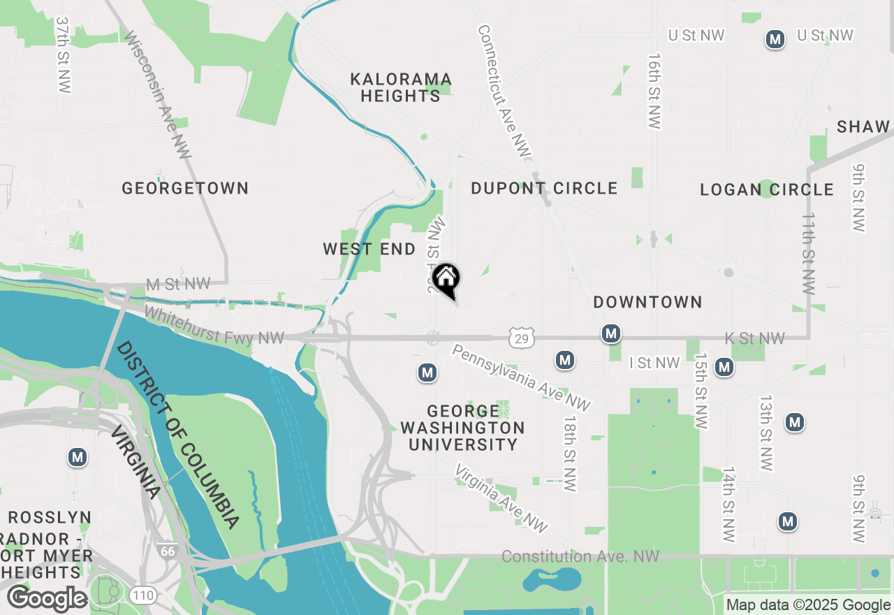 Map of 2201 L Street Nw #114, Washington, DC 20037