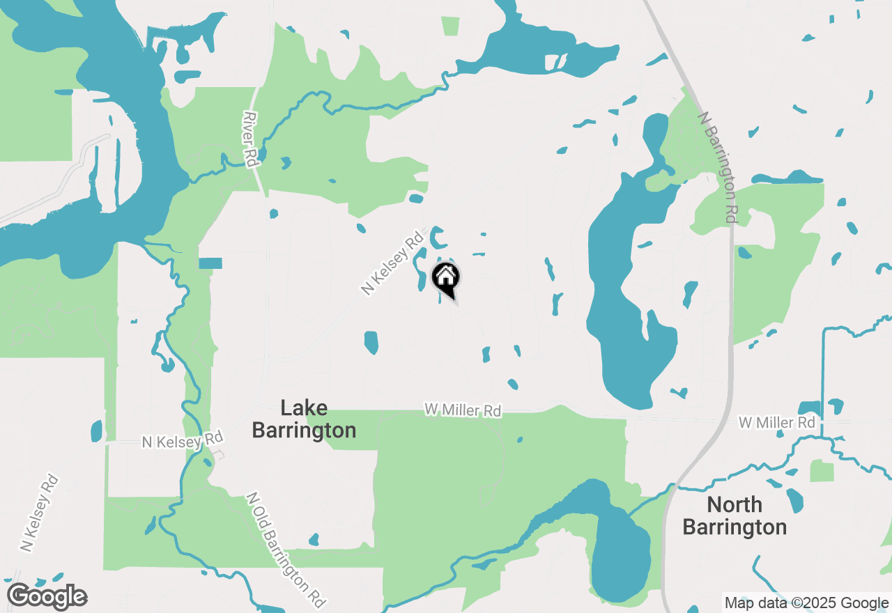 Map of 1170 Oak Hill Road, Lake Barrington, IL 60010
