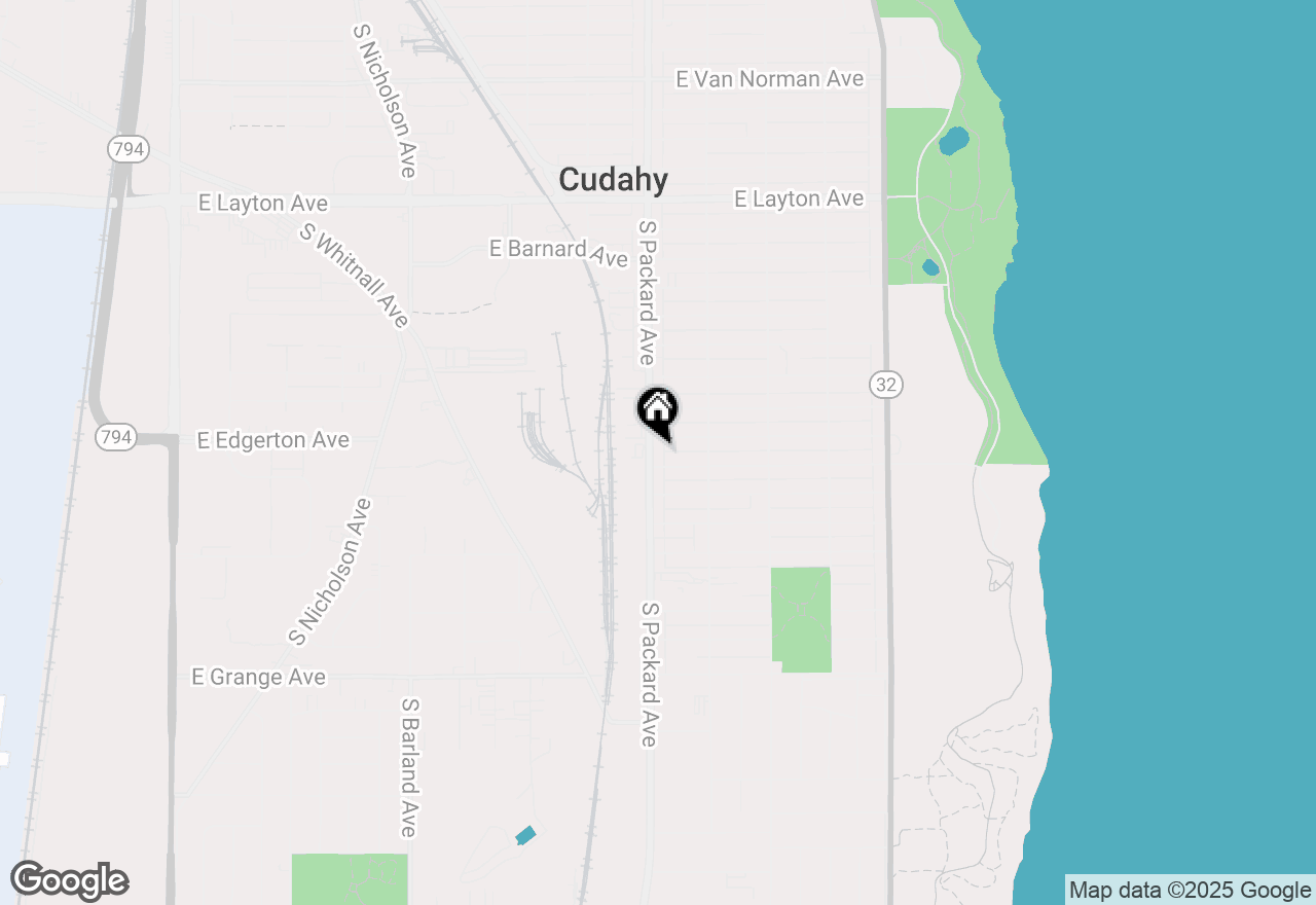 Map of 5118 S Packard Ave, Cudahy, WI 53110