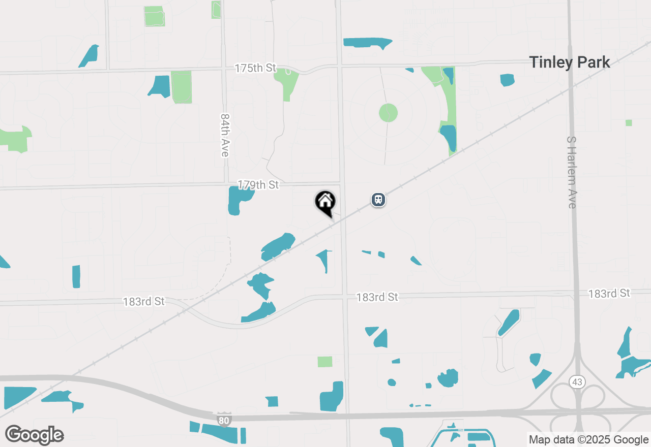 Map of 8033 Nielsen Drive, Tinley Park, IL 60477