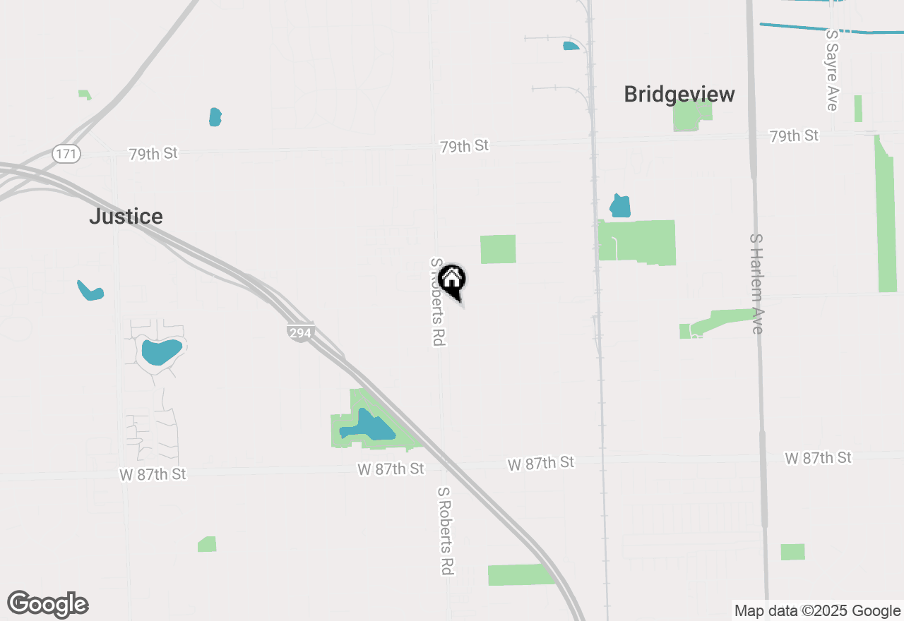 Map of 8300 S 79th Court, Justice, IL 60458