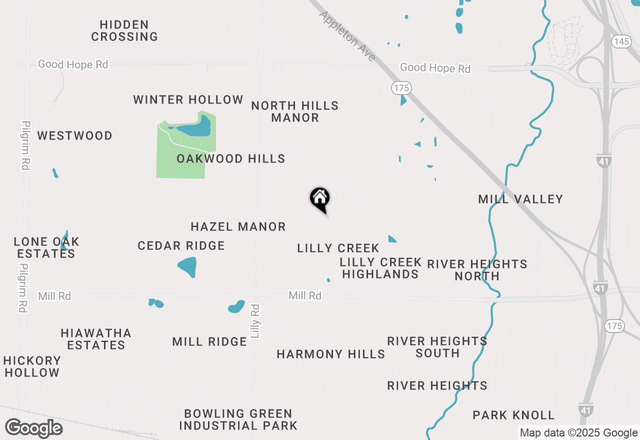 Map of N66W13568 Crestwood Dr, Menomonee Falls, WI 53051