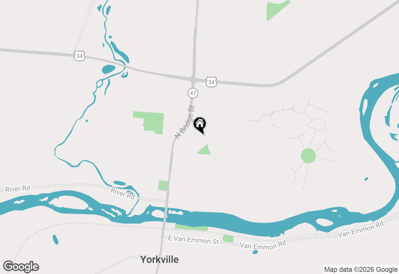 Map of 841 Alexandra Lane, Yorkville, IL 60560