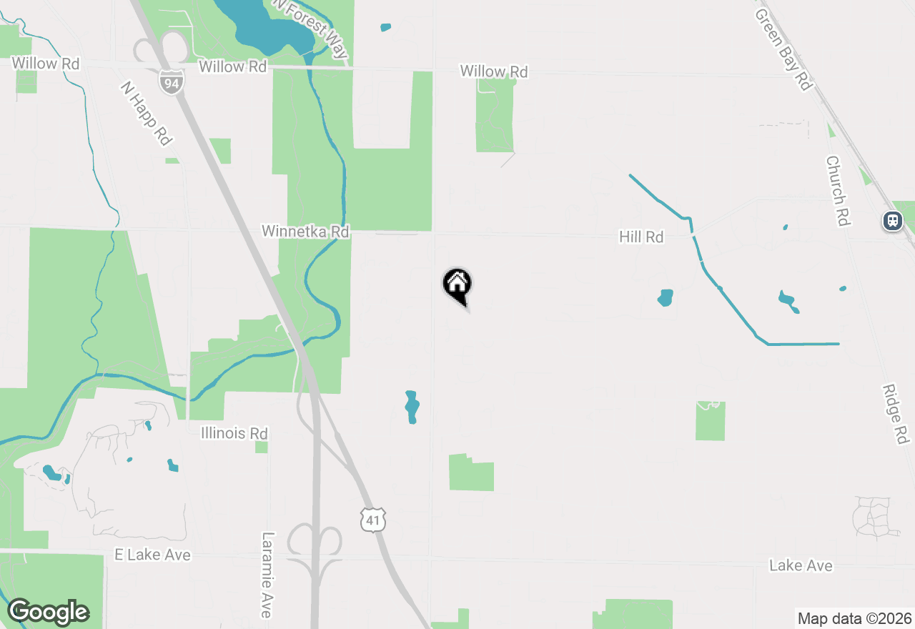 Map of 62 Woodley Road, Winnetka, IL 60093