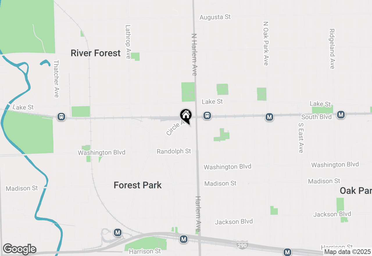 Map of 33 Elgin Avenue #B, Forest Park, IL 60130