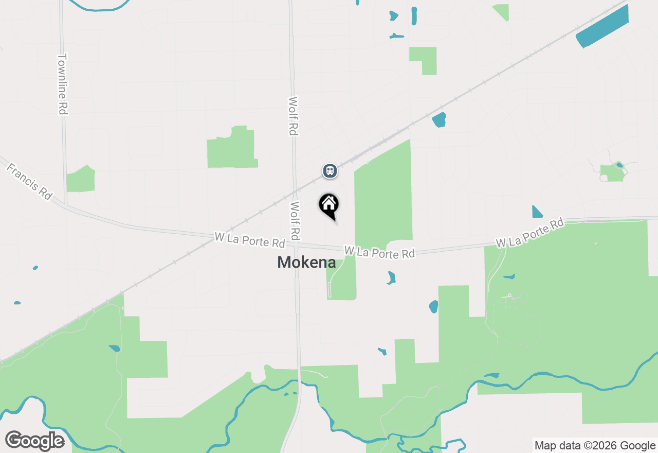 Map of 19905 Center Street, Mokena, IL 60448