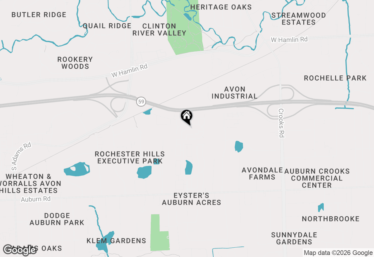 Map of 440 Flamingo Street, Rochester Hills, MI 48309