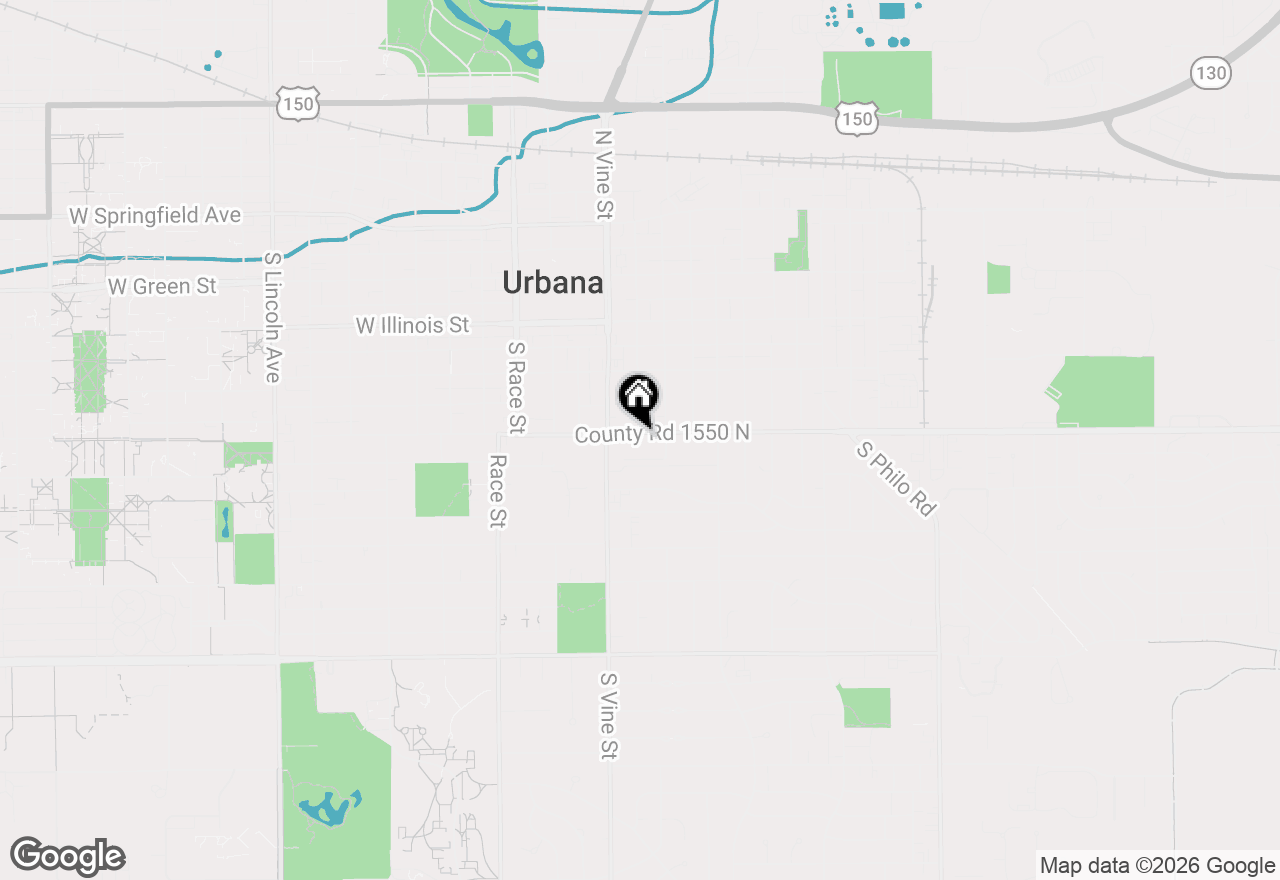 Map of 313 E Washington Street, Urbana, IL 61801