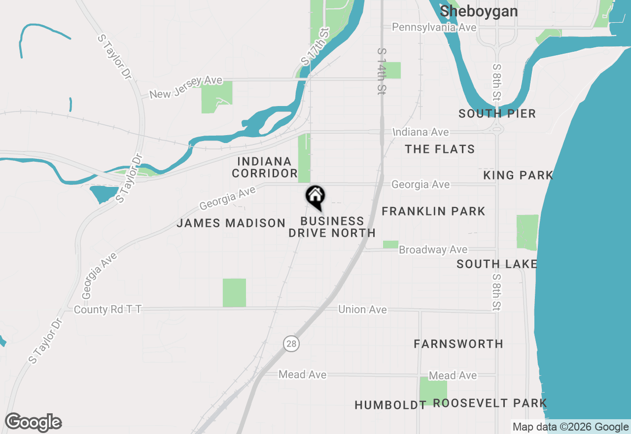 Map of 1716 Norma Ct, Sheboygan, WI 53081