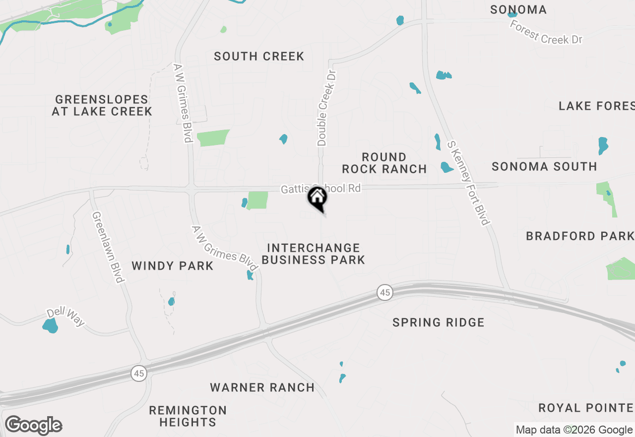 Map of 2100 Double Creek Dr #120, Round Rock, TX 78664