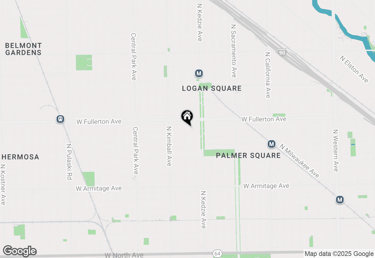 Map of 2324 N Sawyer Avenue, Chicago, IL 60647