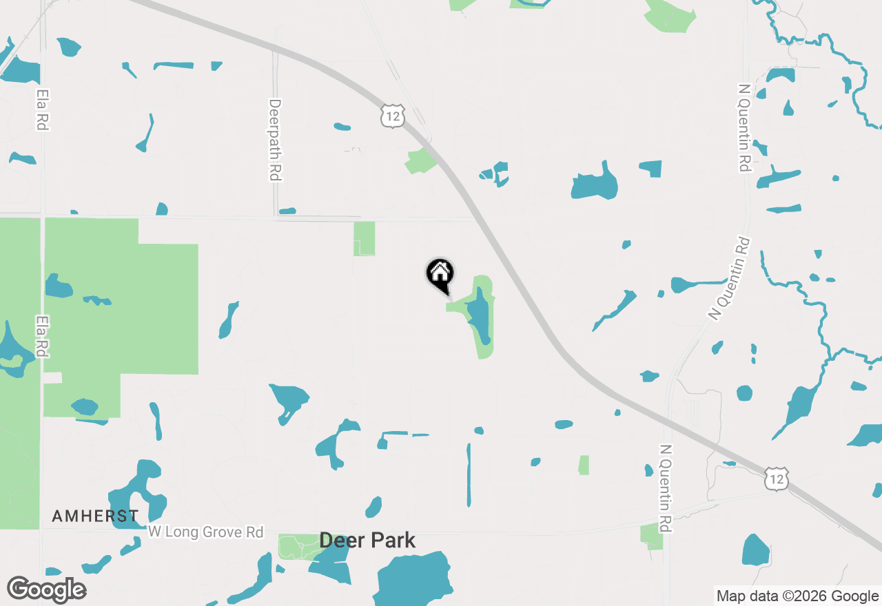 Map of 1623 Bayview Drive, Lake Zurich, IL 60047