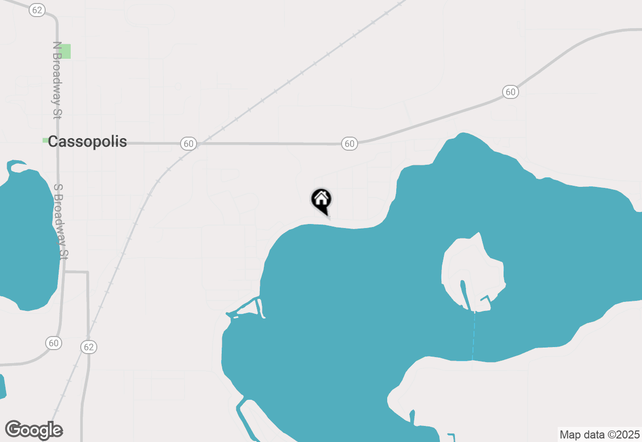 Map of 21945 Howell Drive, Cassopolis, MI 49031