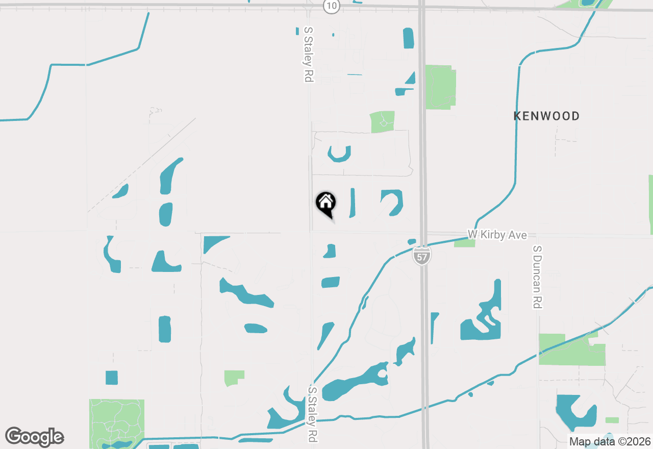 Map of 4107 Danbury Drive, Champaign, IL 61822