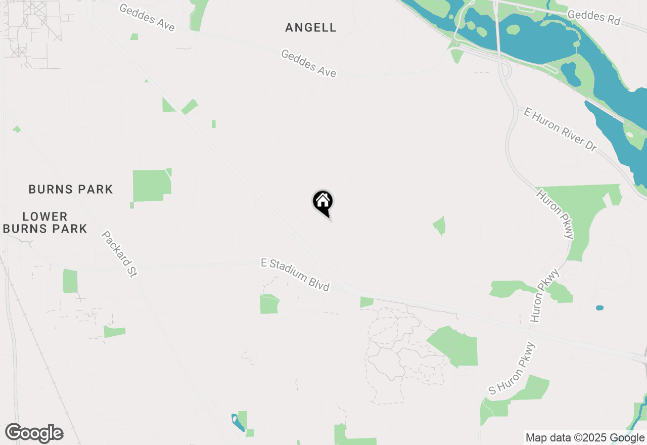 Map of 2445 Adare Road, Ann Arbor, MI 48104