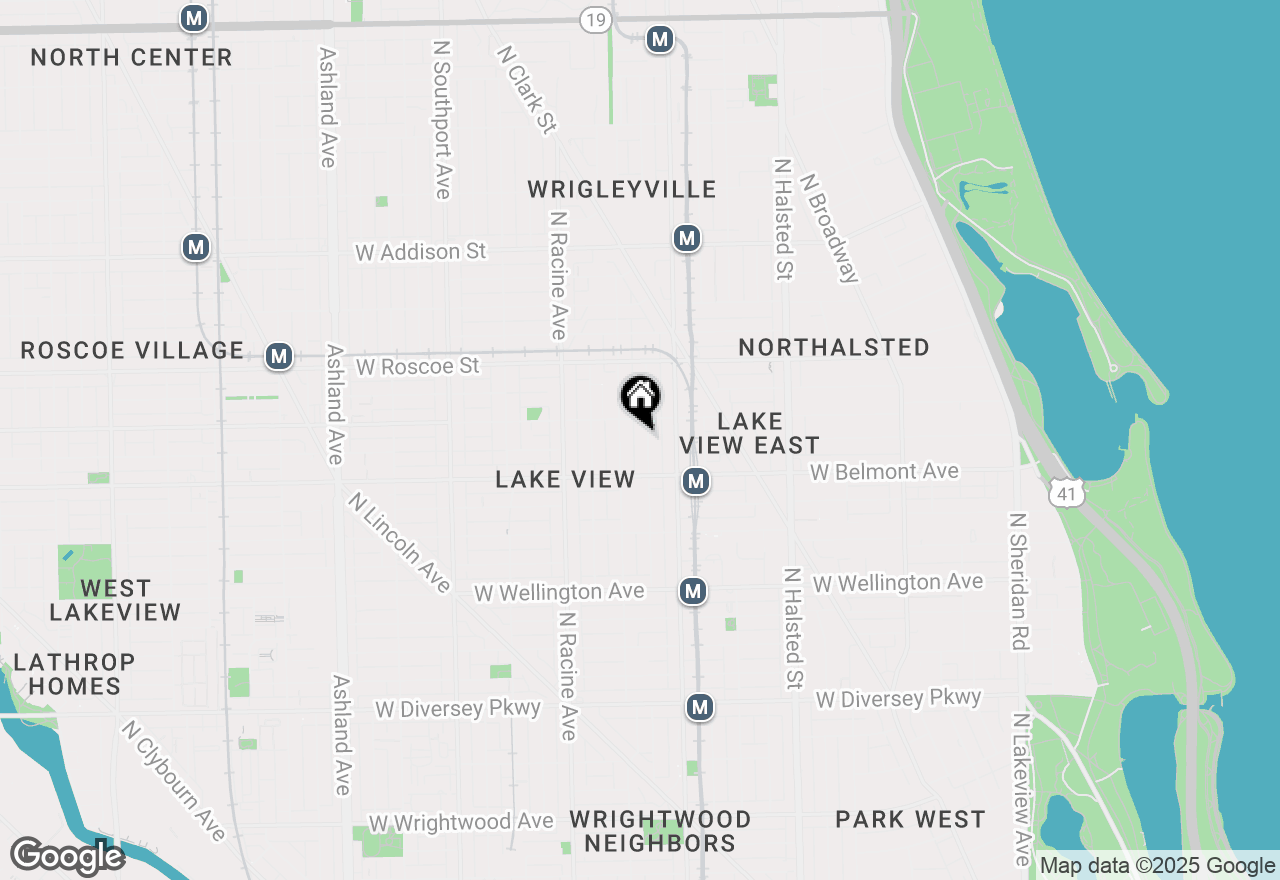 Map of 3238 N Kenmore Avenue #3, Chicago, IL 60657