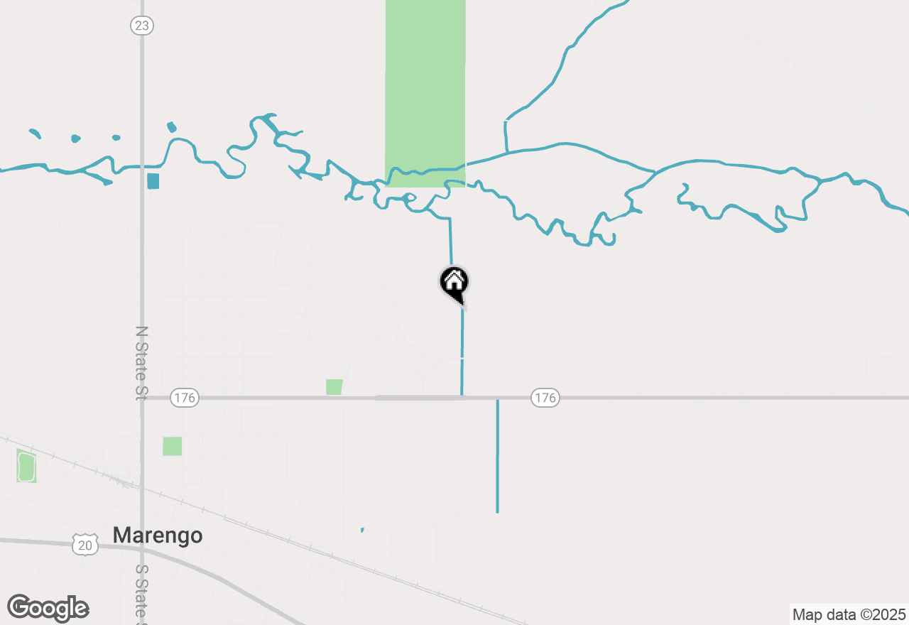 Map of 913 Village Court #913, Marengo, IL 60152