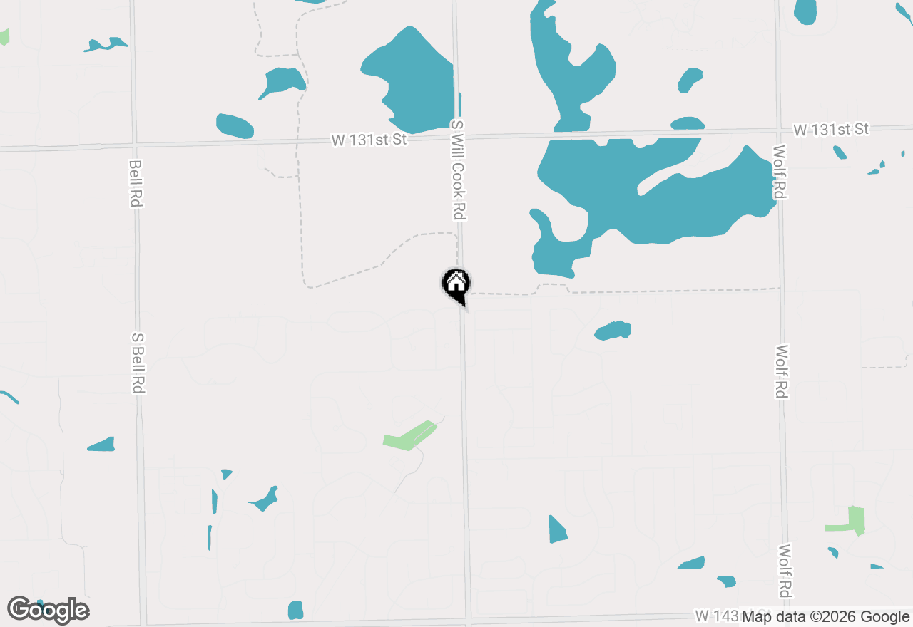Map of 12001 W Lake View Drive, Orland Park, IL 60467