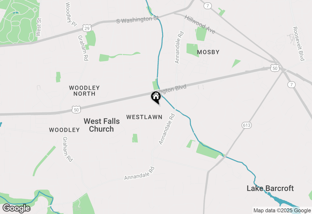 Map of 6724 Westlawn Drive, Falls Church, VA 22042