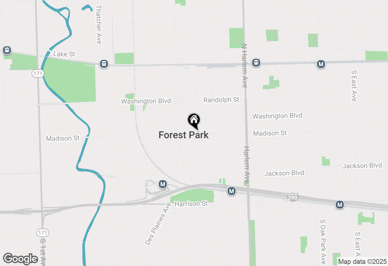 Map of 7501 Madison Street #2, Forest Park, IL 60130